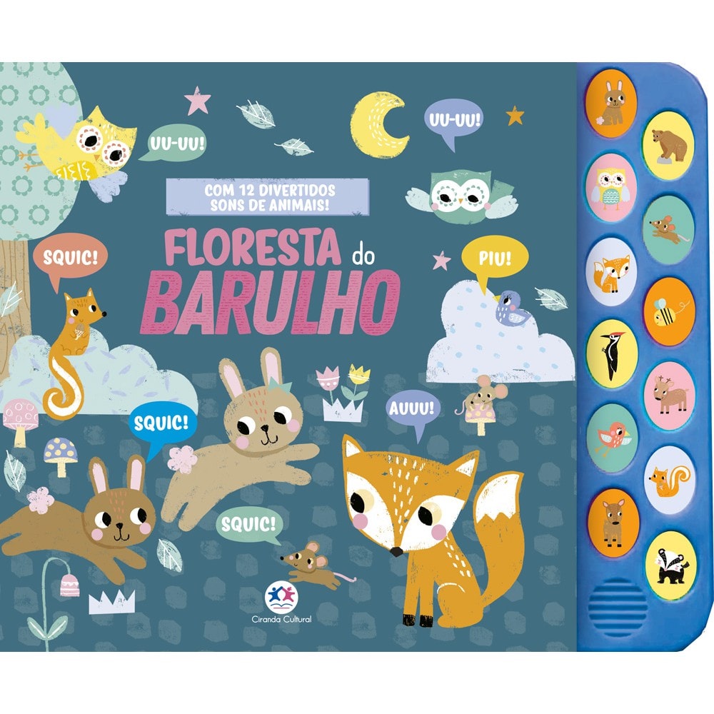 Livro Sonoro Floresta do barulho - Ciranda Cultural