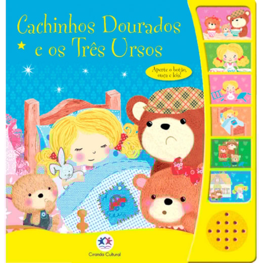 Livro Sonoro Goldilocks and the three bears - Noisy readers