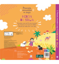 Livro Sonoro Heróis da Bíblia - Livro sonoro com mais de 50 sons