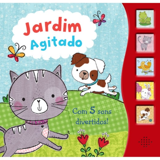 Livro Sonoro Jardim agitado