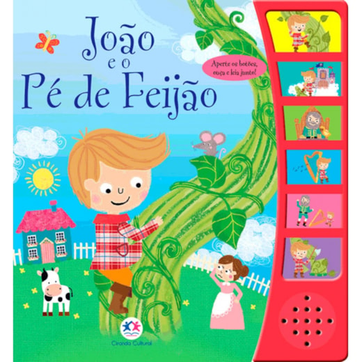 Livro Sonoro João e o pé de feijão