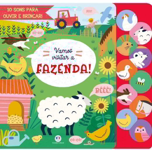 Livro Sonoro Let's visit noisy farm!