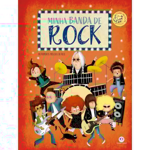 Livro Sonoro Minha banda de rock - Livro musical