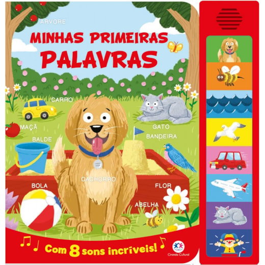 Livro Sonoro Minhas primeiras palavras