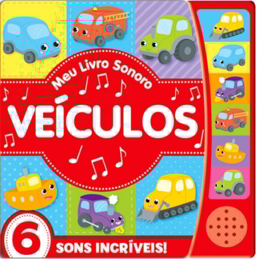 Livro Sonoro My first vehicle sounds