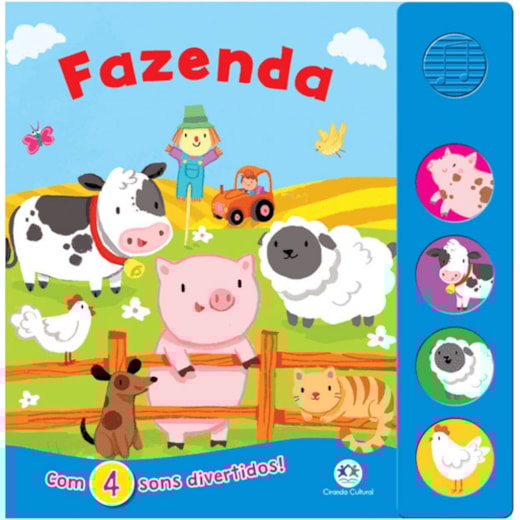 Livro Sonoro Noisy farm