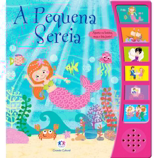 Livro Sonoro Noisy readers - Little mermaid