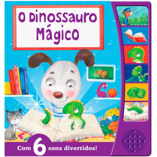 Livro Sonoro O dinossauro mágico