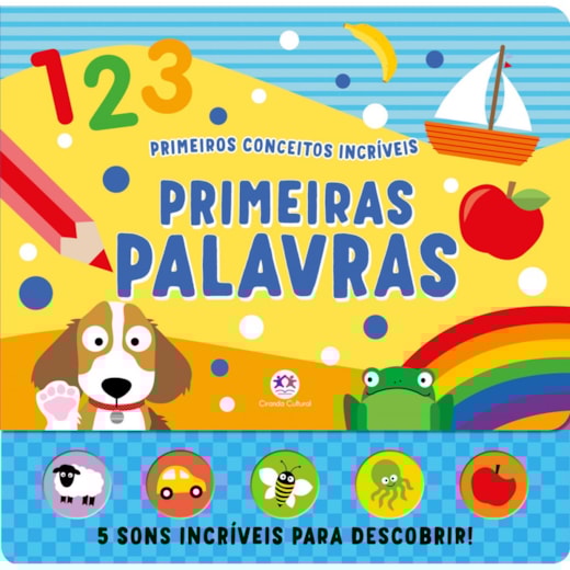 Livro Sonoro Primeiras Palavras