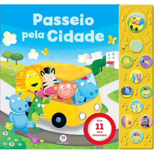 Livro Sonoro The wheels on the bus - gift sounds