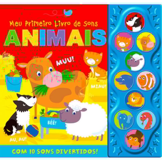 Livro Sonoro Tiny tots first sounds - Animals