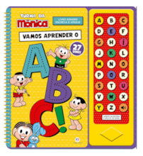 Livro Sonoro Turma da Mônica - Vamos aprender o ABC