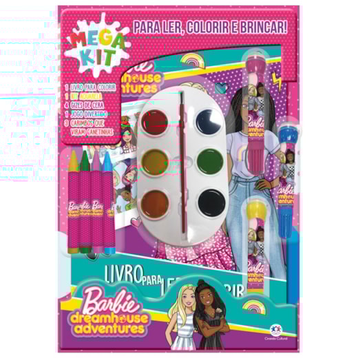 Livro Super pack Barbie - Ler, colorir e brincar