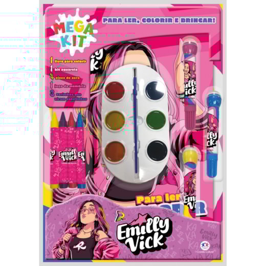 Livro Super pack Emilly Vick - Para ler colorir e brincar