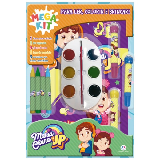 Livro Super pack Maria clara e JP - Ler, colorir e brincar