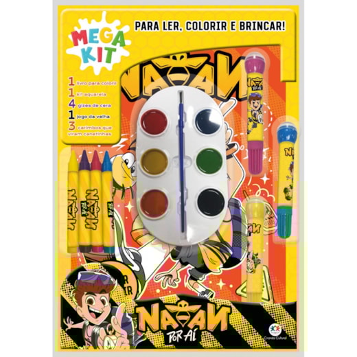 Livro Super pack Natan por aí - Para ler, colorir e brincar