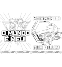 Livro Super pack Sonic - Ler, colorir e brincar