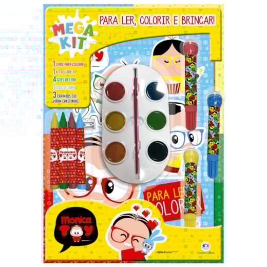 Livro Super pack Turma da Mônica - Ler, colorir e brincar