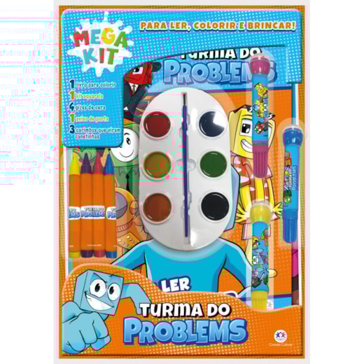 Livro Super pack Turma do Problems - Para ler, colorir e brincar