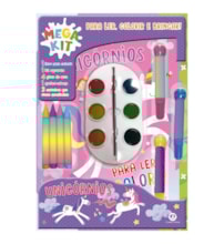 Livro Super pack Unicórnios - Ler, colorir e brincar