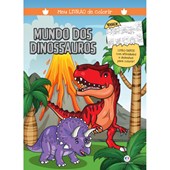 Produto Livro tapete Mundo dos dinossauros - Meu livrão de colorir