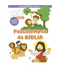 Livro tapete Passatempos da Bíblia - Meu livrão de colorir