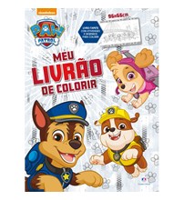 Livro tapete Patrulha Canina - Meu livrão de colorir