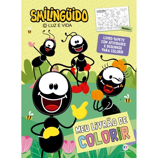 Livro tapete Patrulha Canina - Meu livrão de colorir - Ciranda Cultural