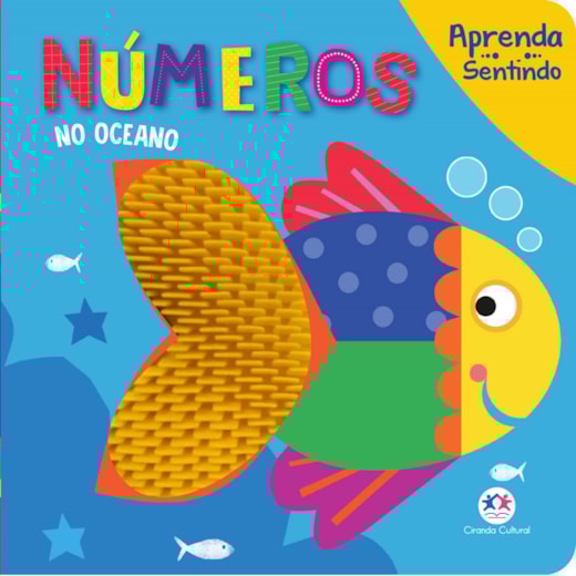 Livro Toque e sinta 1, 2, 3 under the sea