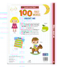 Livro Toque e sinta 100 First Words About Me