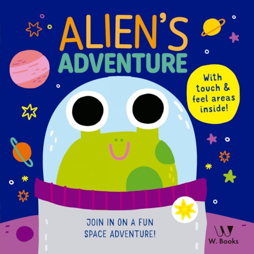 Livro Toque e sinta Alien's adventure