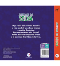 Livro Toque e sinta Animais da selva