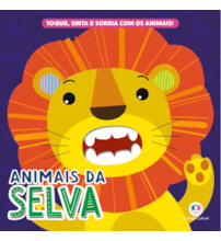 Livro Toque e sinta Animais da selva