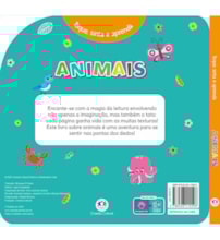 Livro Toque e sinta Animais - Toque sinta e aprenda