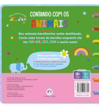 Livro Toque e sinta Animal counting