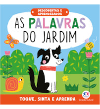 Livro Toque e sinta As palavras do jardim