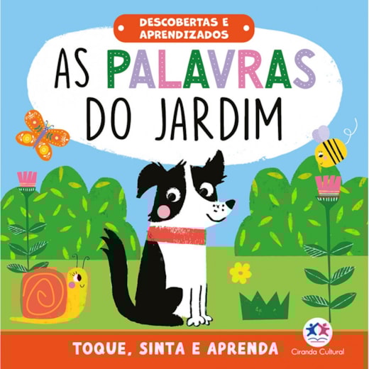 Livro Toque e sinta As palavras do jardim