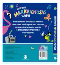 Livro Toque e sinta Be As Amazing as God Made You