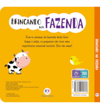 Livro Toque e sinta Brincando na Fazenda