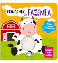 Livro Toque e sinta Brincando na Fazenda