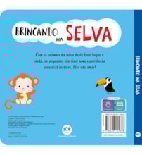Livro Toque e sinta Brincando na Selva