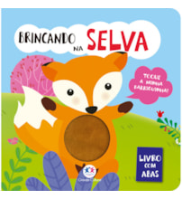 Livro Toque e sinta Brincando na Selva
