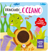 Livro Toque e sinta Brincando no Oceano