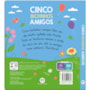 Livro Toque e sinta Cinco bichinhos amigos