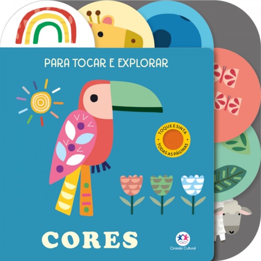 Livro Toque e sinta Cores