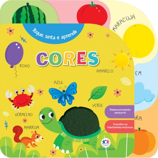 Livro Toque e sinta Cores