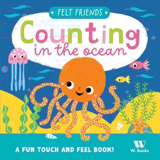 Livro Toque e sinta Counting in the ocean