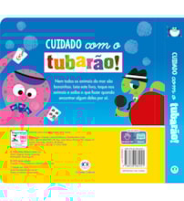 Livro Toque e sinta Cuidado com o tubarão