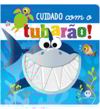 Livro Toque e sinta Cuidado com o tubarão