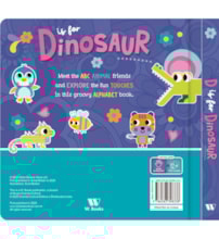 Livro Toque e sinta D is for Dinosaur